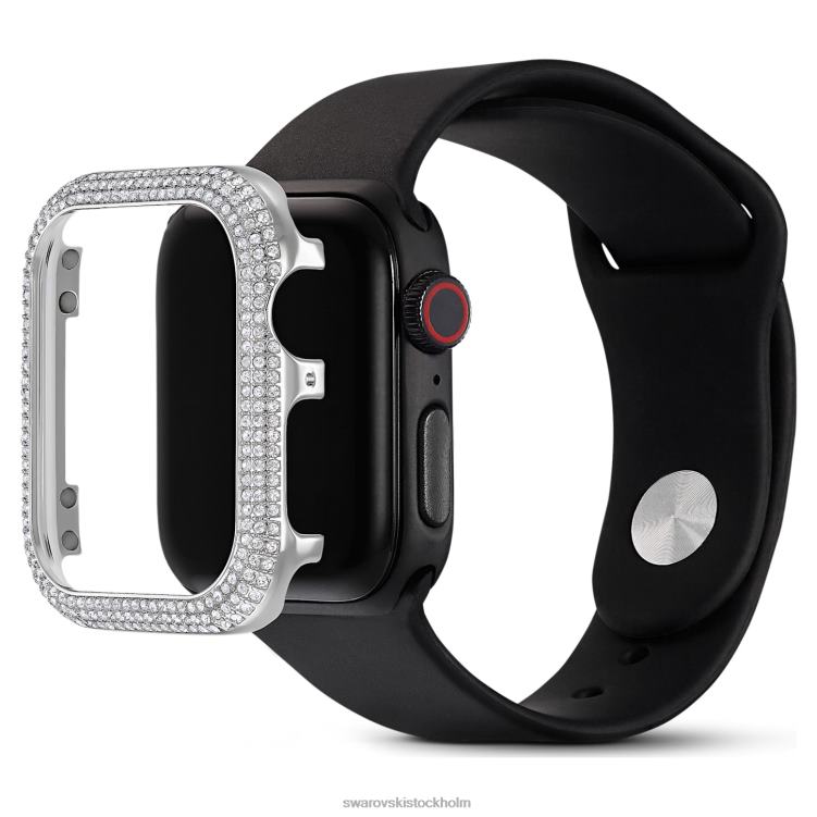 Swarovski glittrande fodral som är kompatibelt med Apple Watch P28L1417 Tillbehör silver ton