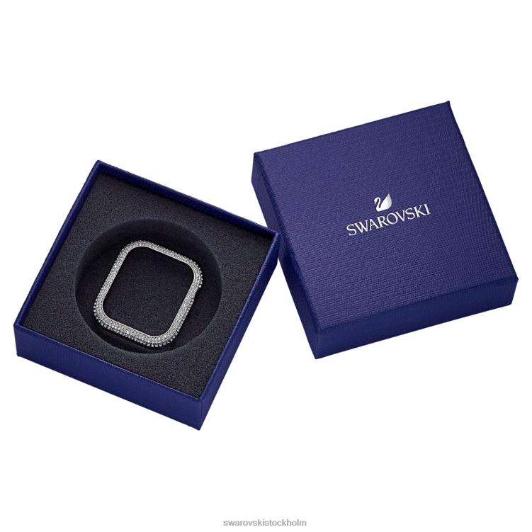 Swarovski glittrande fodral som är kompatibelt med Apple Watch P28L1417 Tillbehör silver ton