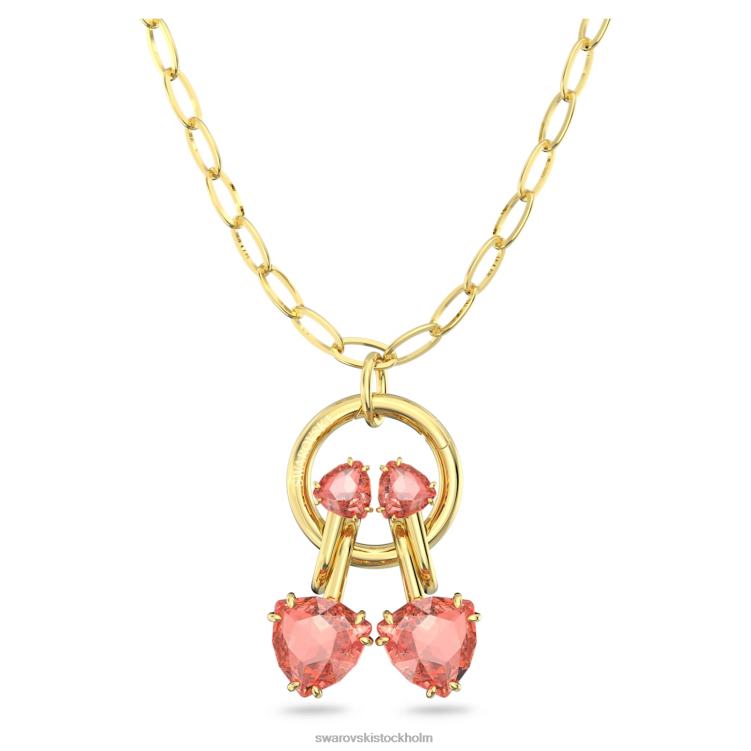 Swarovski podsmycken P28L1423 Tillbehör rosa, guldfärgad