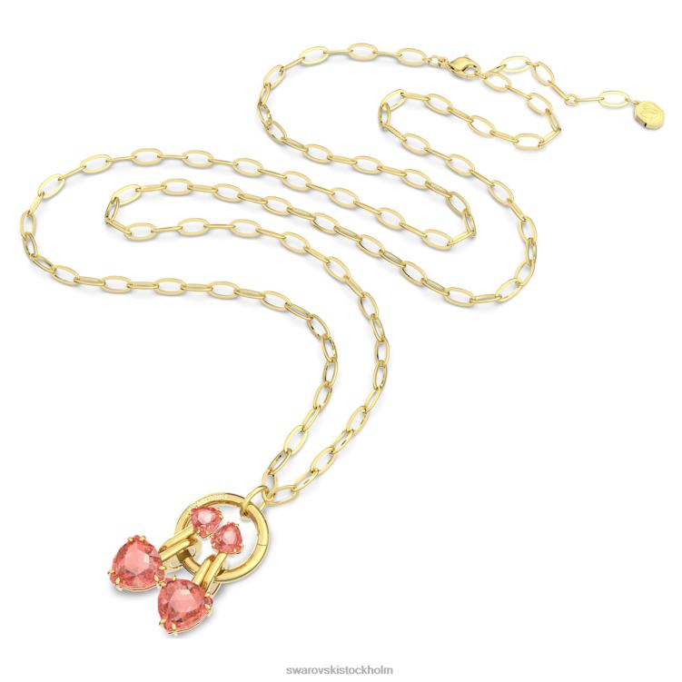 Swarovski podsmycken P28L1423 Tillbehör rosa, guldfärgad