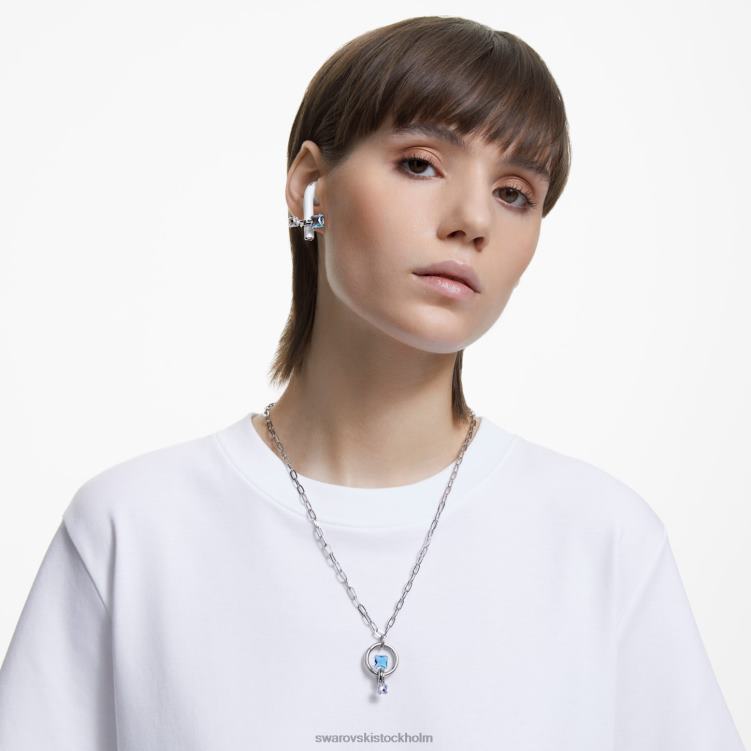 Swarovski podsmycken P28L1426 Tillbehör blå, silverfärgad pläterad
