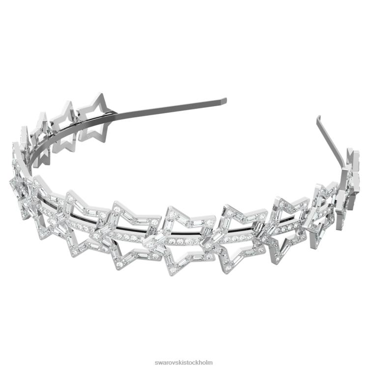 Swarovski hårband P28L1469 Tillbehör stjärna, vit, rodiumpläterad
