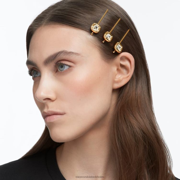 Swarovski hårnål P28L1475 Tillbehör kuddskuren, guldton, guldfärgad
