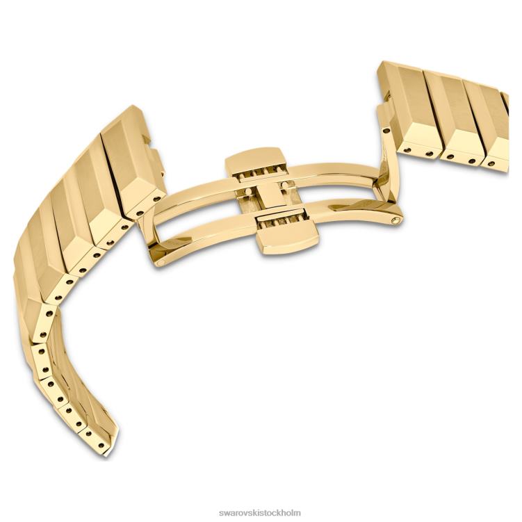 Swarovski 37mm klocka P28L1145 Tillbehör schweizisk tillverkad, metallarmband, guldton, guldfärgad finish