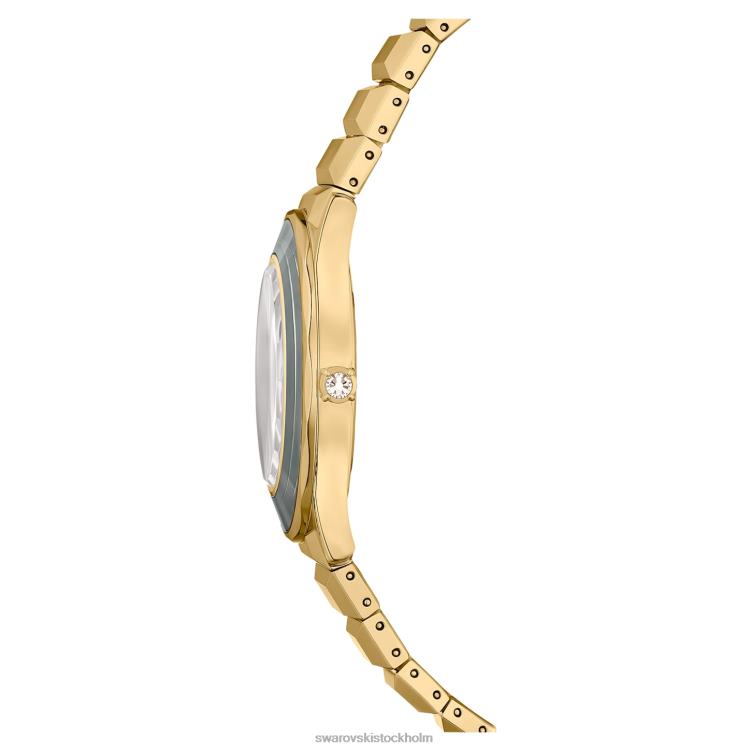 Swarovski 37mm klocka P28L1145 Tillbehör schweizisk tillverkad, metallarmband, guldton, guldfärgad finish