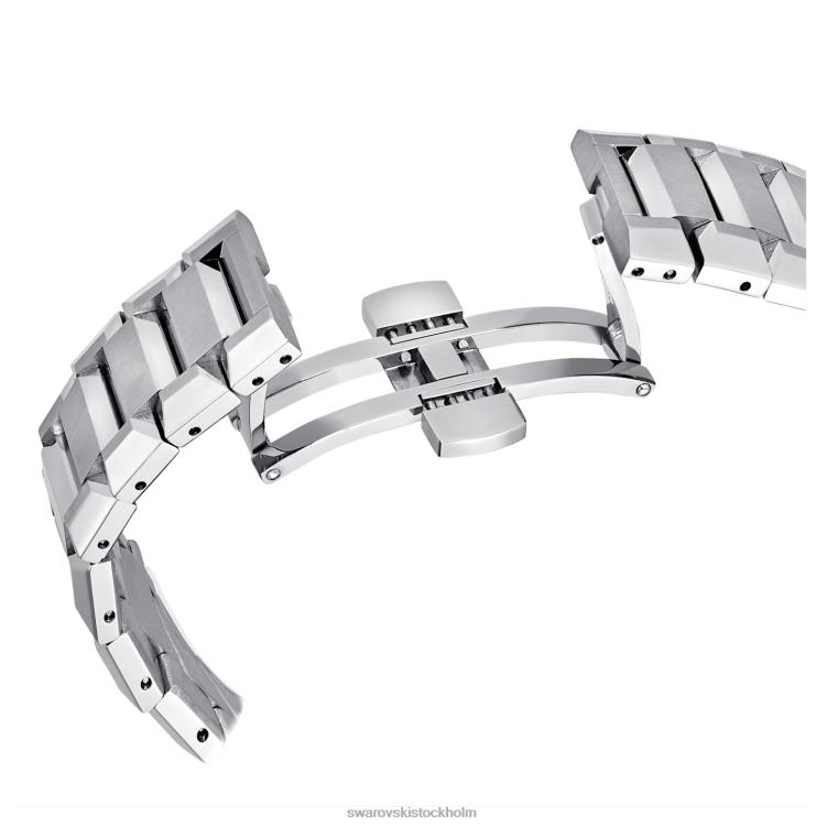 Swarovski 39mm klocka P28L1238 Tillbehör schweizisk tillverkad, metallarmband, silverton, rostfritt stål