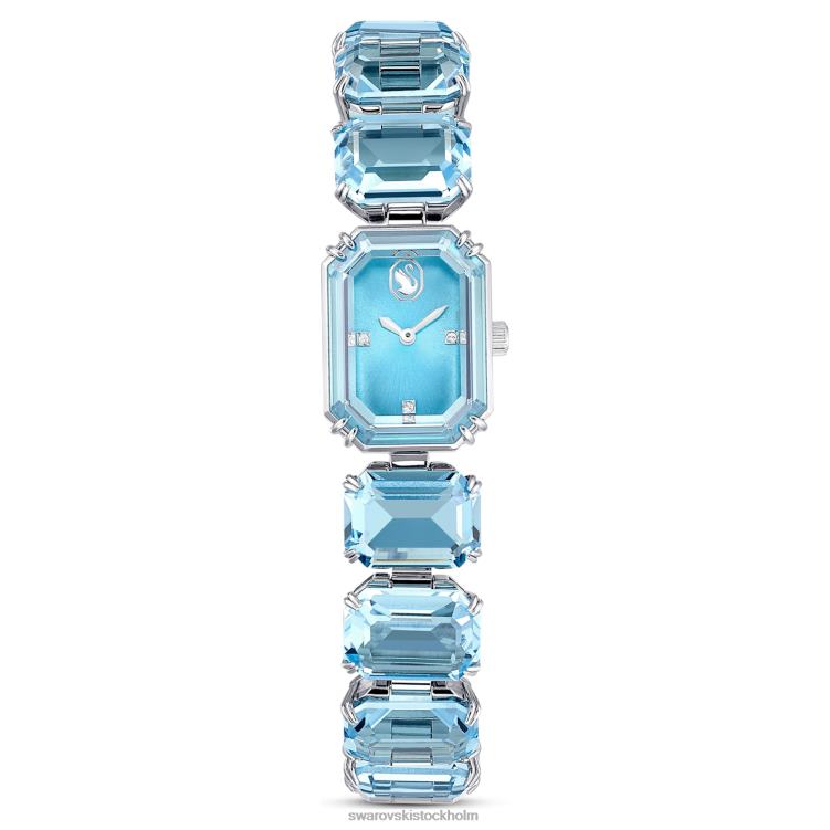 Swarovski Kolla på P28L1219 Tillbehör oktagonslipat armband, blått, rostfritt stål