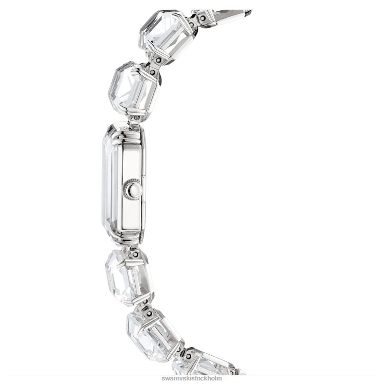 Swarovski Kolla på P28L1225 Tillbehör oktagonslipat armband, vitt, rostfritt stål