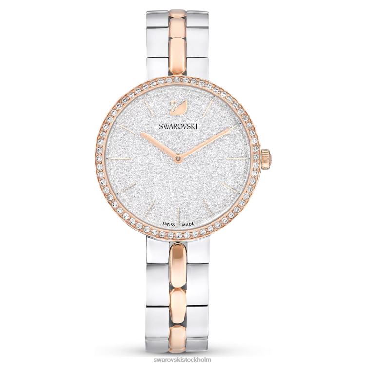 Swarovski kosmopolitisk klocka P28L1156 Tillbehör schweizisk tillverkad, metallarmband, vit, blandad metallfinish