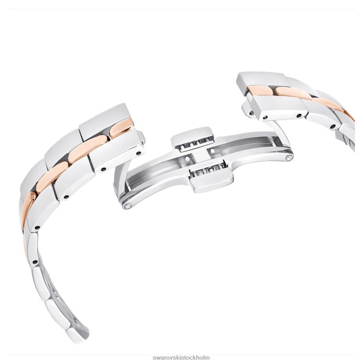 Swarovski kosmopolitisk klocka P28L1156 Tillbehör schweizisk tillverkad, metallarmband, vit, blandad metallfinish