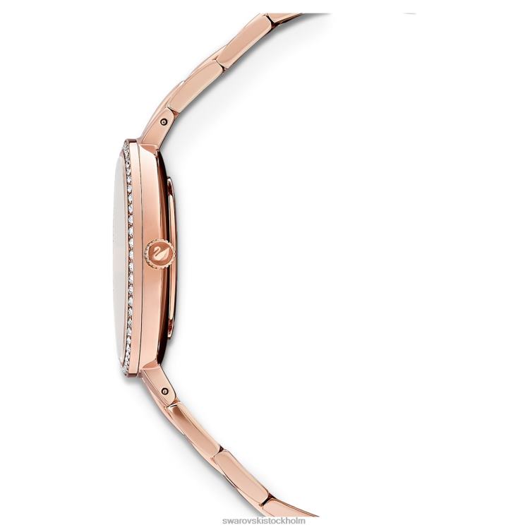 Swarovski kosmopolitisk klocka P28L1180 Tillbehör schweizisk tillverkad, metallarmband, roséguldton, roséguldfärgad finish