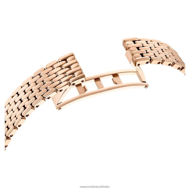 Swarovski locka klocka P28L1169 Tillbehör schweizisk tillverkad, pave, metallarmband, roséguldton, roséguldfärgad finish