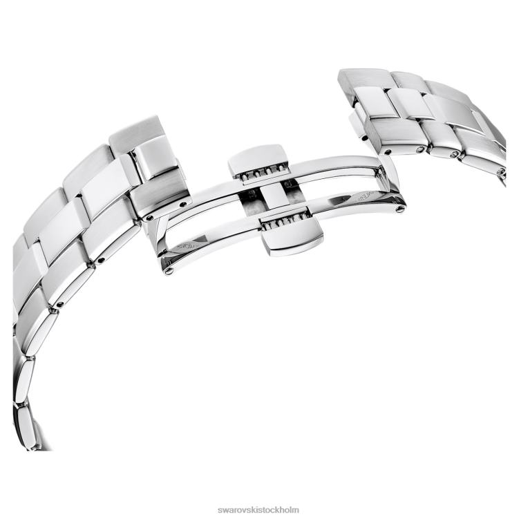 Swarovski octea lux sportklocka P28L1246 Tillbehör schweizisk tillverkad, metallarmband, blå, rostfritt stål