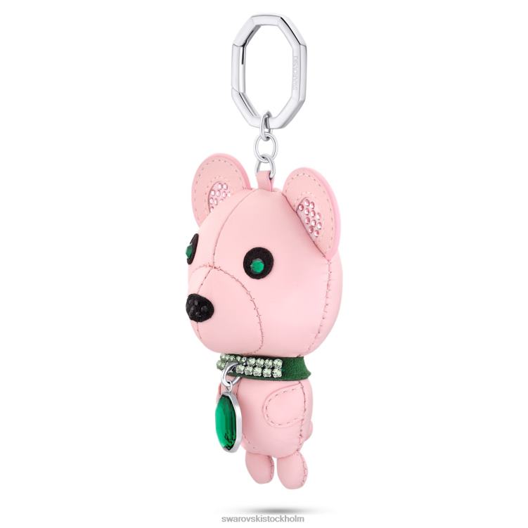 Swarovski ikoner nyckelring P28L1430 Tillbehör björn, flerfärgad, rostfritt stål