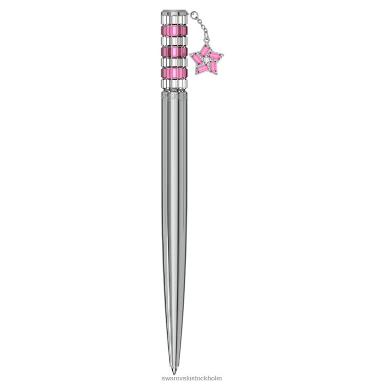 Swarovski firande 2023 kulspetspenna P28L1273 Tillbehör stjärna, rosa, förkromad