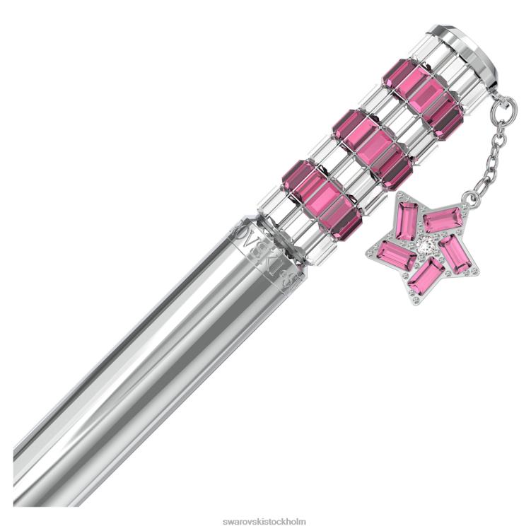 Swarovski firande 2023 kulspetspenna P28L1273 Tillbehör stjärna, rosa, förkromad