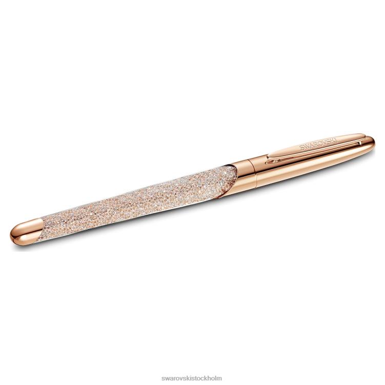 Swarovski kristallin nova rullbollspenna P28L1281 Tillbehör roséguld, pläterad i roséguld