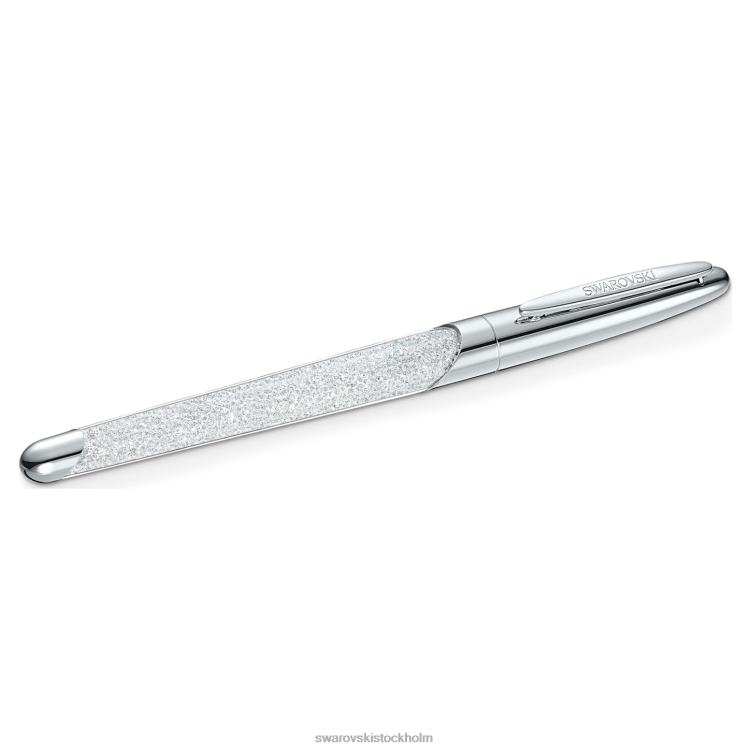 Swarovski kristallin nova rullbollspenna P28L1286 Tillbehör silverfärgad, förkromad