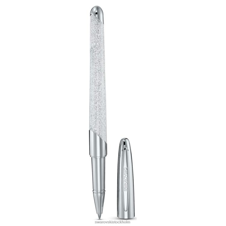 Swarovski kristallin nova rullbollspenna P28L1286 Tillbehör silverfärgad, förkromad
