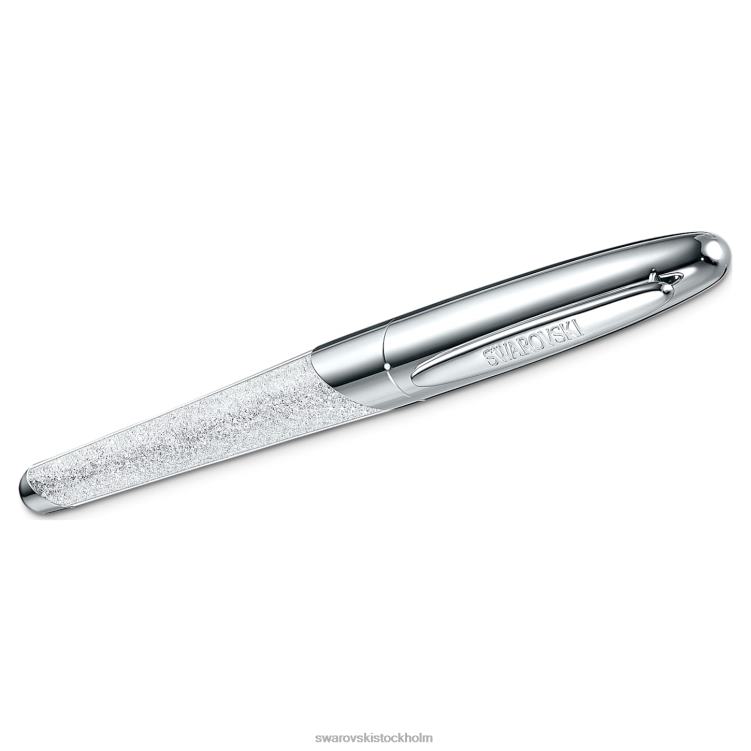 Swarovski kristallin nova rullbollspenna P28L1286 Tillbehör silverfärgad, förkromad
