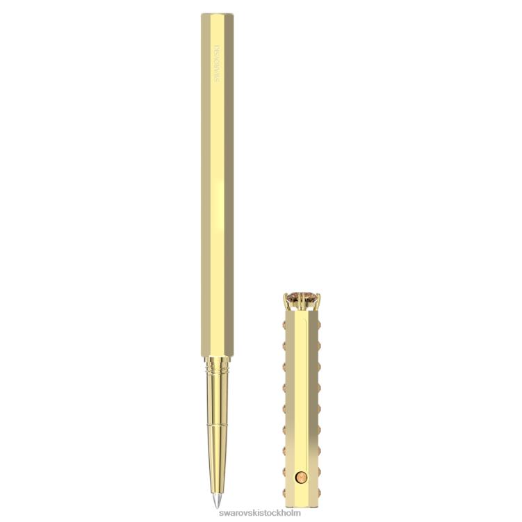 Swarovski kulspetspenna P28L1297 Tillbehör klassisk, gul, guldfärgad