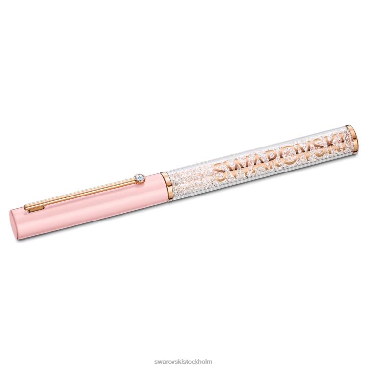 Swarovski kulspetspenna i kristallint glans P28L1280 Tillbehör rosa, rosa lackad, roséguld pläterad