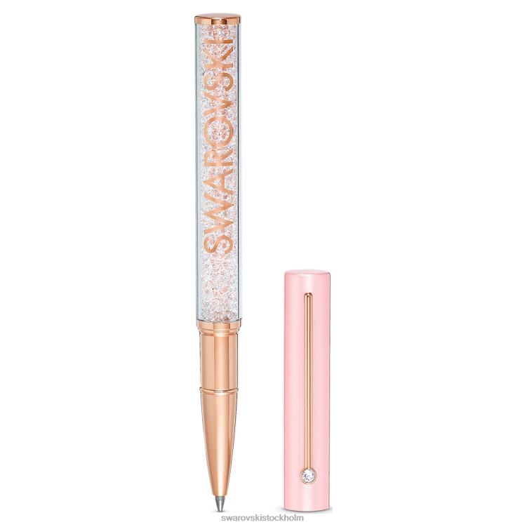 Swarovski kulspetspenna i kristallint glans P28L1280 Tillbehör rosa, rosa lackad, roséguld pläterad