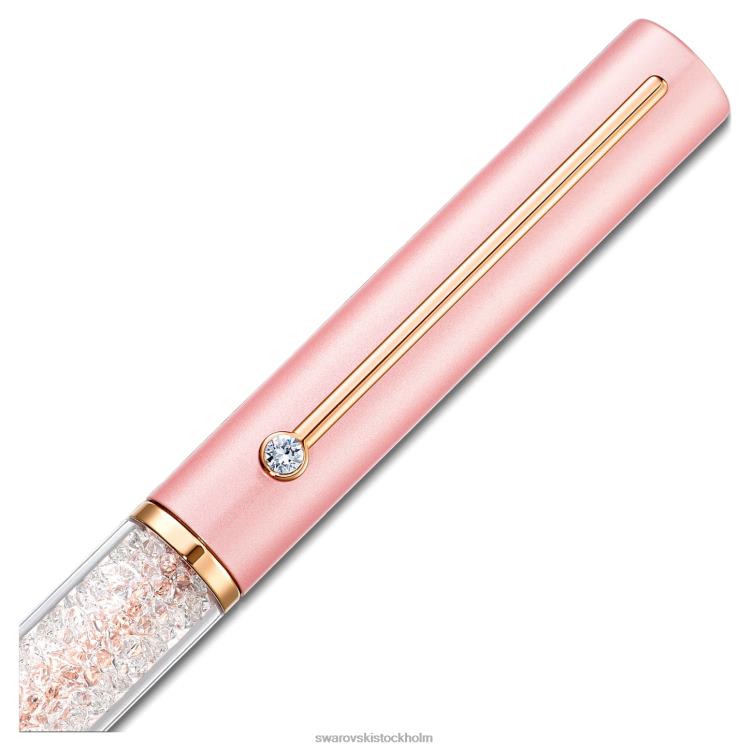 Swarovski kulspetspenna i kristallint glans P28L1280 Tillbehör rosa, rosa lackad, roséguld pläterad