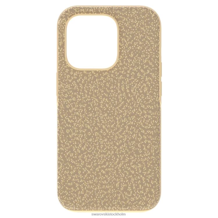 Swarovski högt smartphonefodral nytt P28L1356 Tillbehör guld ton