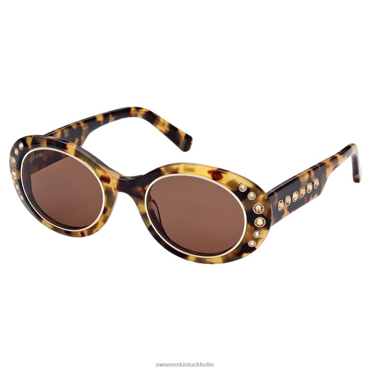 Swarovski solglasögon P28L1460 Tillbehör oversized, pave, sk0346 52e, brun