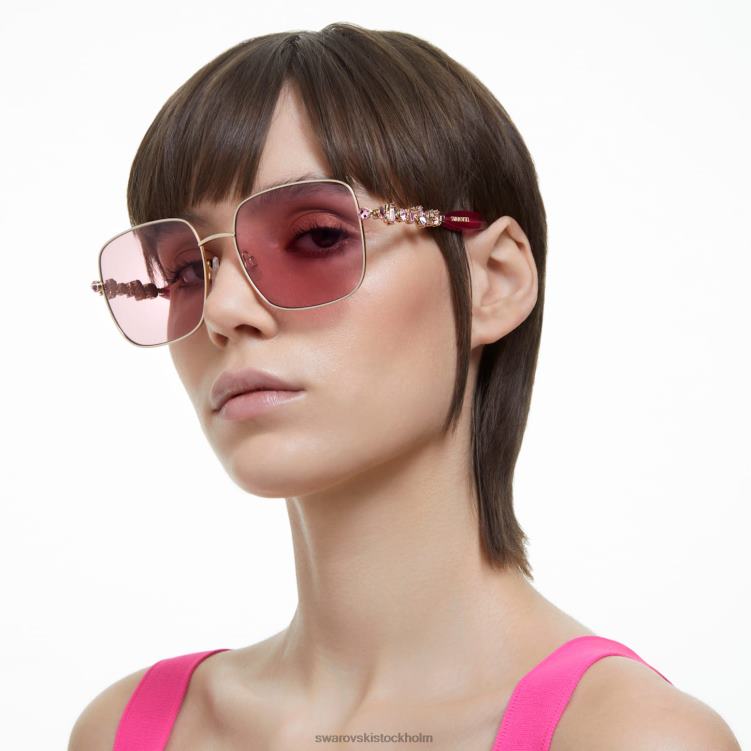 Swarovski solglasögon P28L1461 Tillbehör fyrkantig form, sk0358 32s, rosa