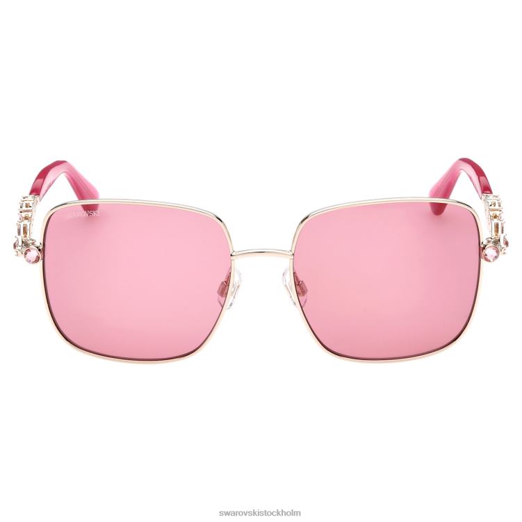Swarovski solglasögon P28L1461 Tillbehör fyrkantig form, sk0358 32s, rosa