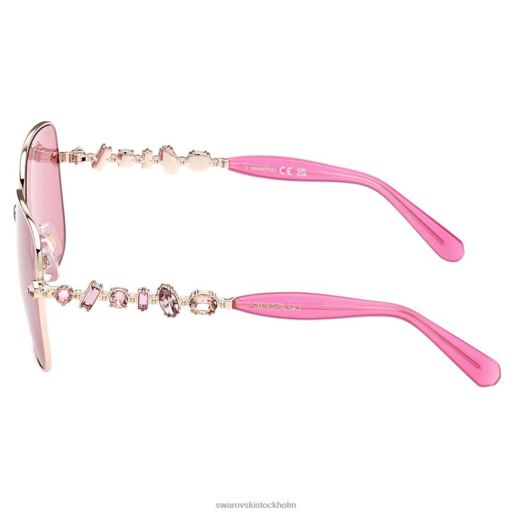 Swarovski solglasögon P28L1461 Tillbehör fyrkantig form, sk0358 32s, rosa