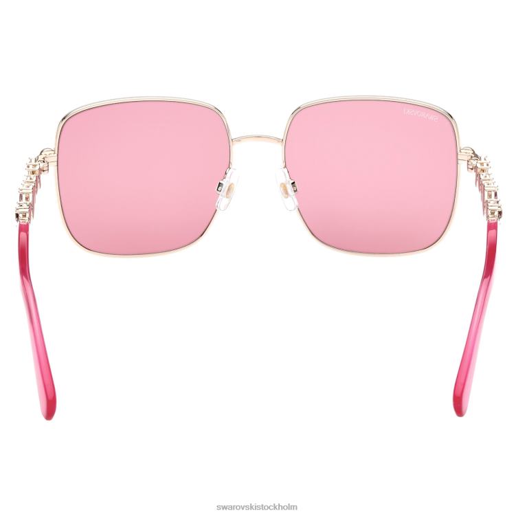 Swarovski solglasögon P28L1461 Tillbehör fyrkantig form, sk0358 32s, rosa