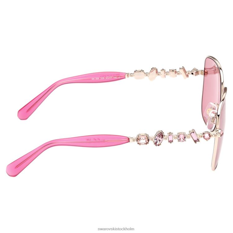 Swarovski solglasögon P28L1461 Tillbehör fyrkantig form, sk0358 32s, rosa