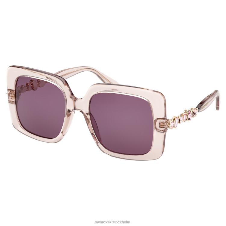 Swarovski solglasögon P28L1462 Tillbehör oversized, fyrkantig form, sk0357 20-tal, lila