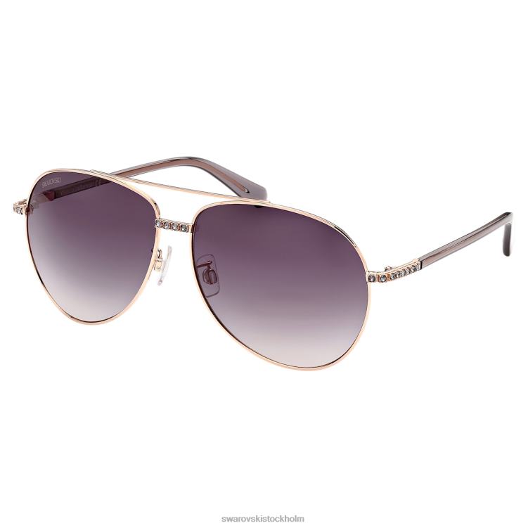 Swarovski solglasögon P28L1466 Tillbehör pilotform, gradientton, sk0343-h 33b, svart