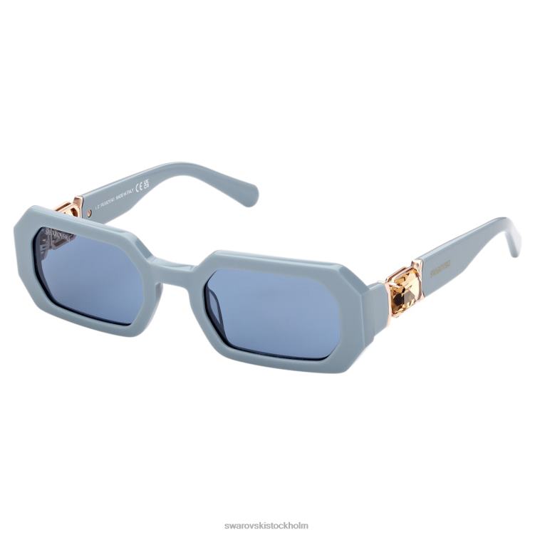 Swarovski solglasögon oktagon form P28L1436 Tillbehör sk0349 84v, blå